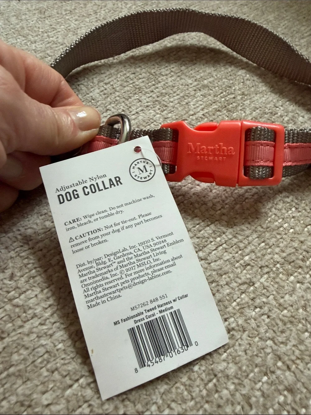 Martha Stewart adjustable nylon